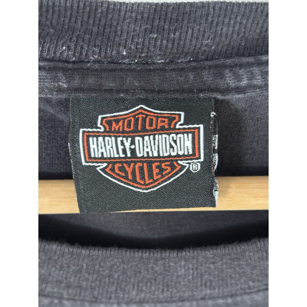 Harely Davidson Golden Isles Brunswick GA 2016 Graphic Tee XL Biker Black 0700 - Picture 5 of 8